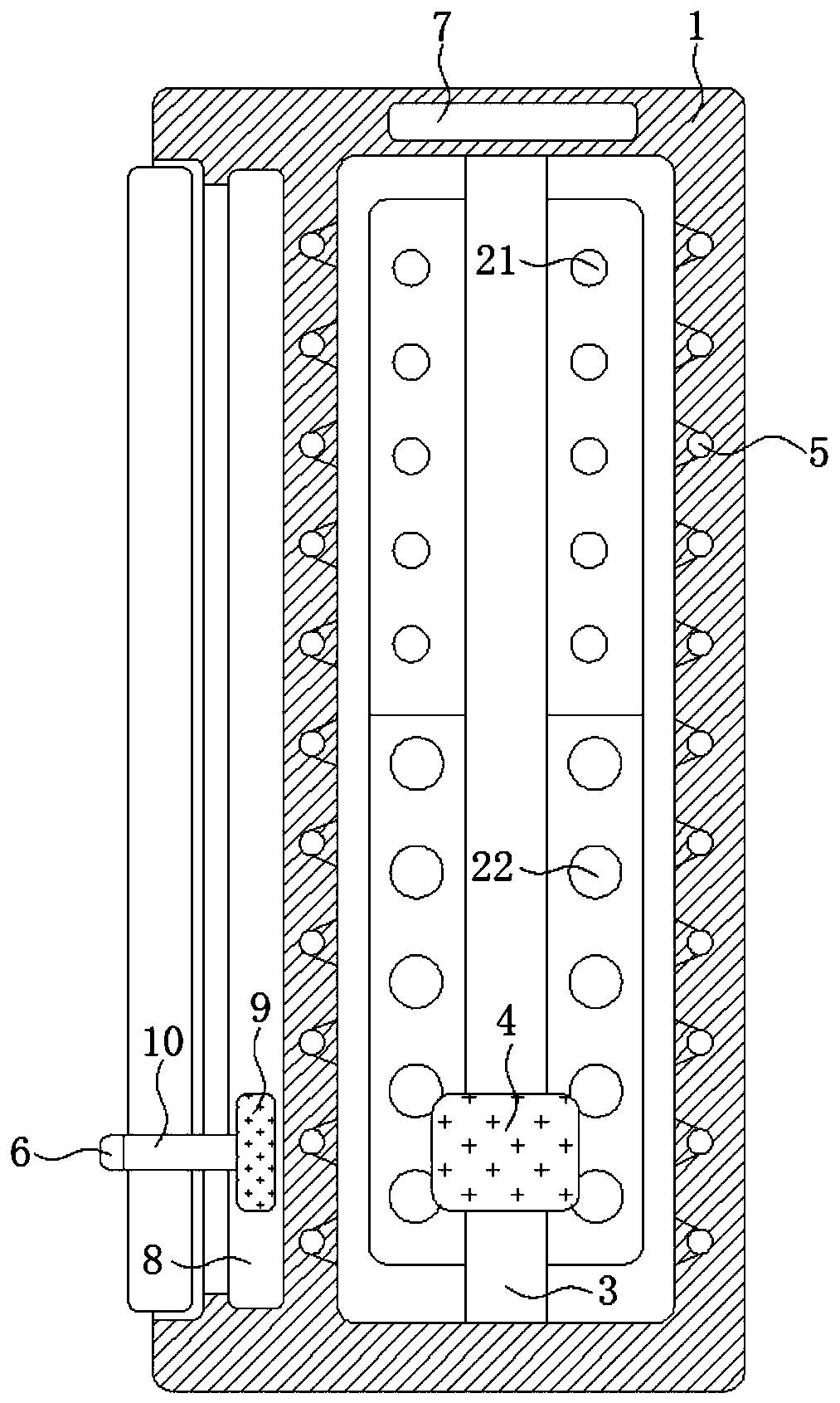 Self-cleaning device of overhead electronic advertising board