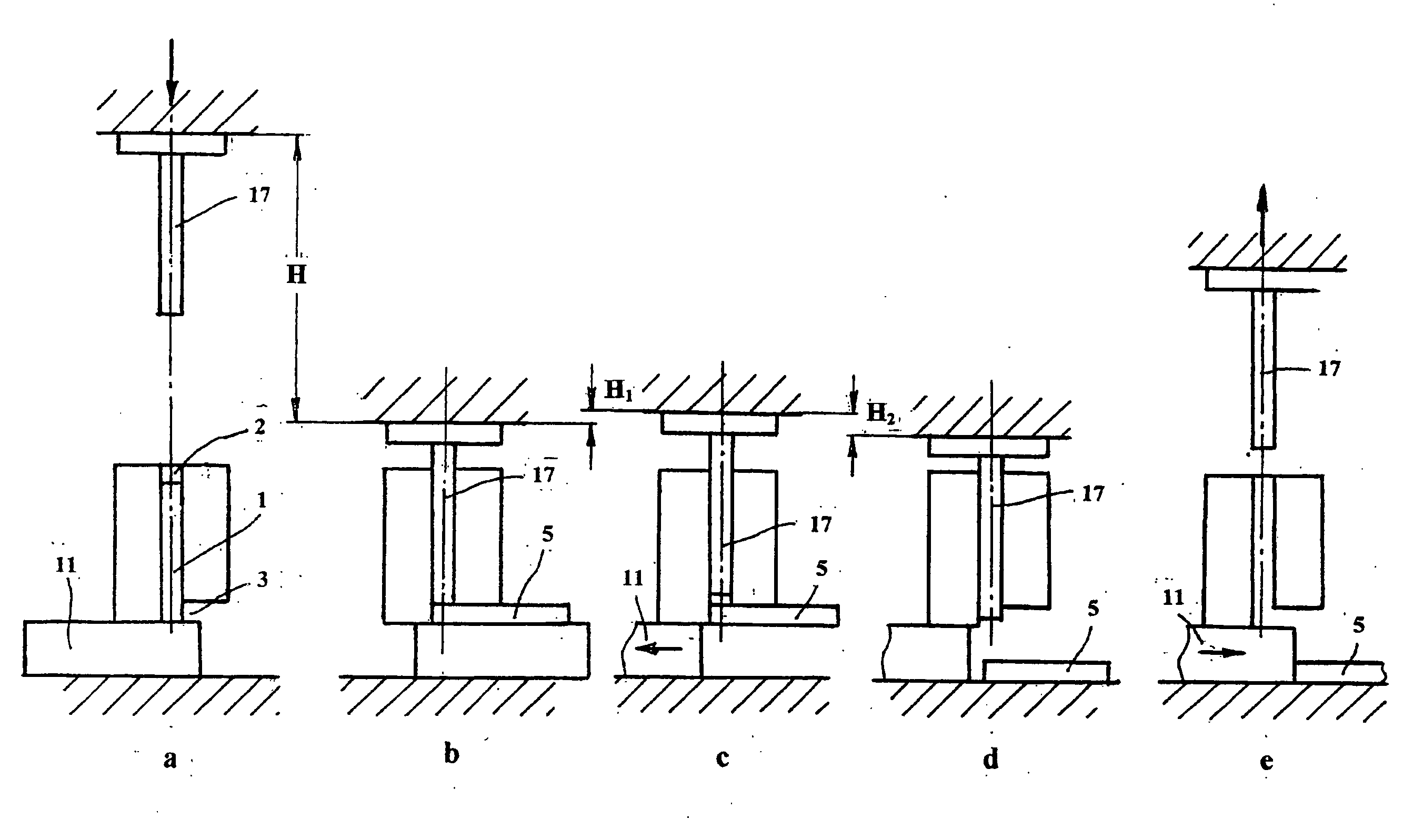 Method and apparatus for equal channel angular extrusion of flat billets