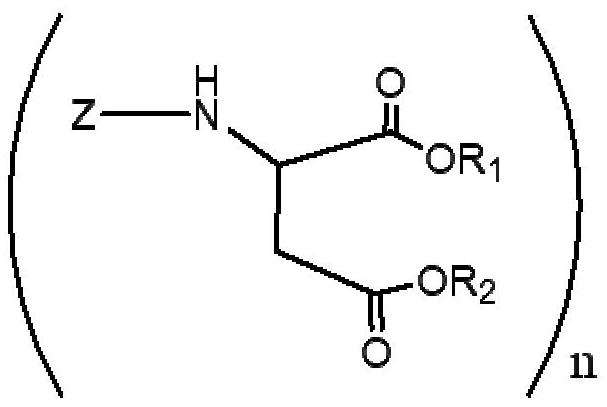 Polyurea compositions from polyaspartic esters and secondary heterocyclic amines derived aspartic esters