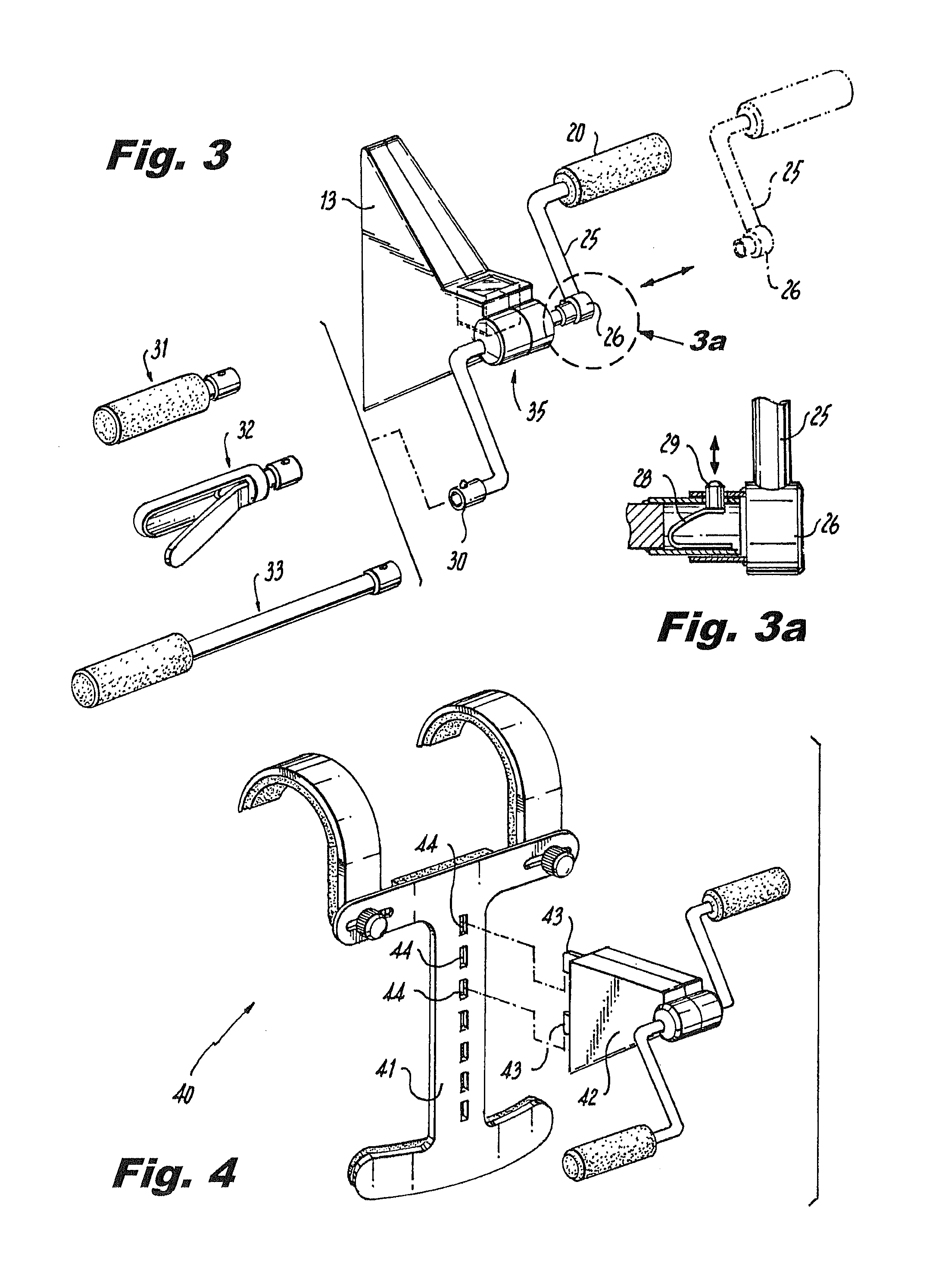 Harness with upper body exerciser