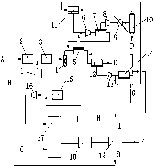 Heavy oil hydrogenation system and a hydrogenation method capable of self-producing hydrogen