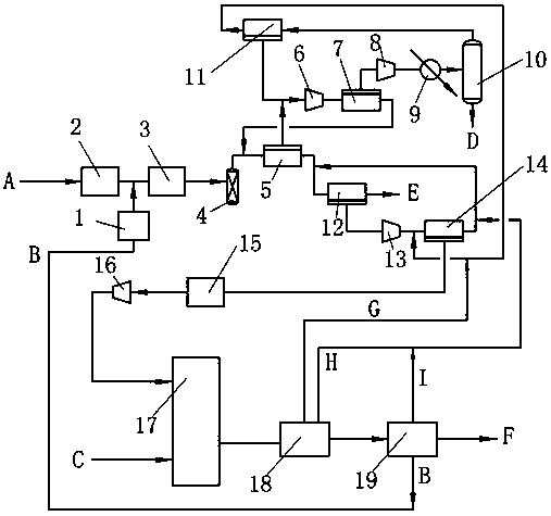 Heavy oil hydrogenation system and a hydrogenation method capable of self-producing hydrogen