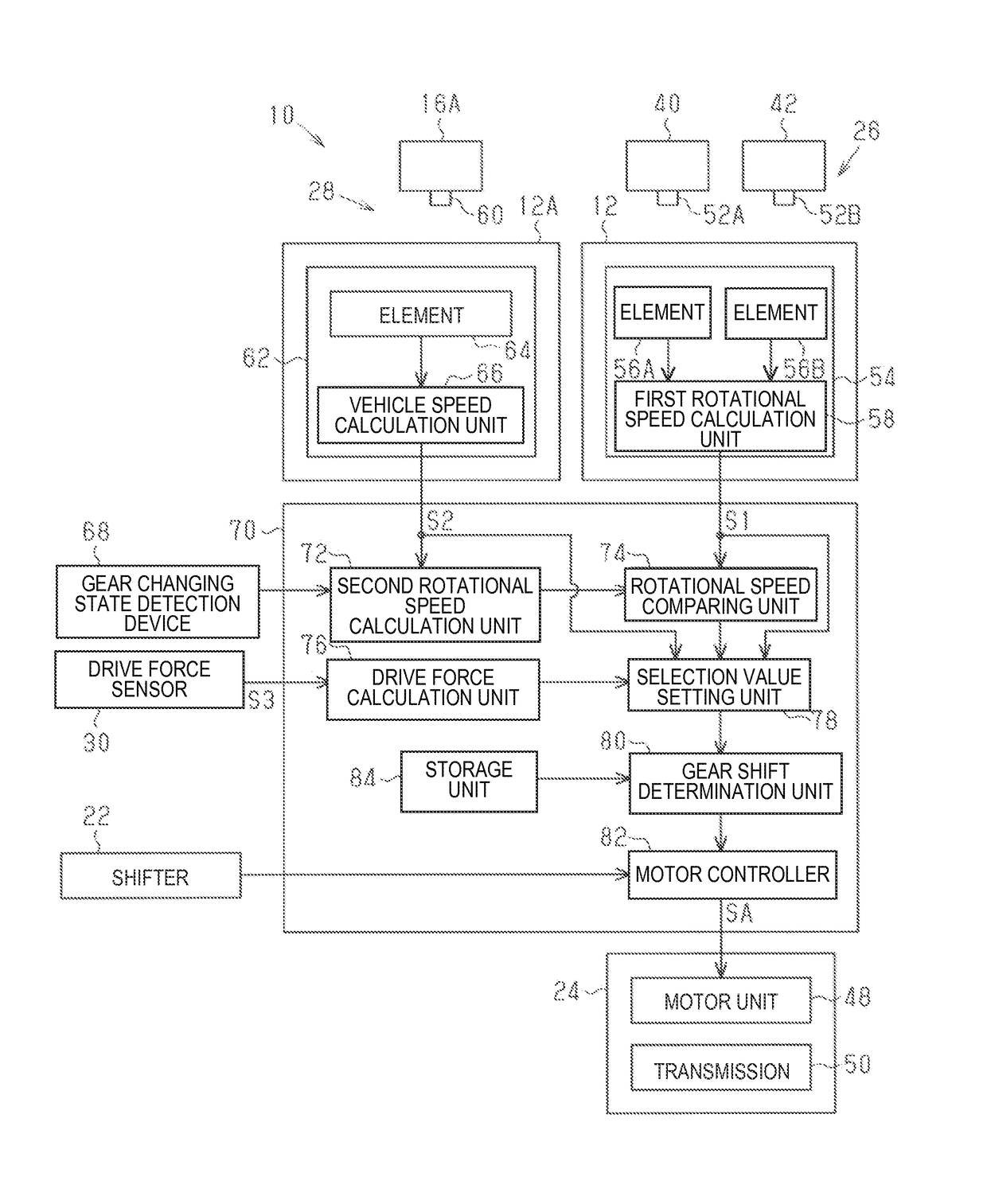 Bicycle transmission control device