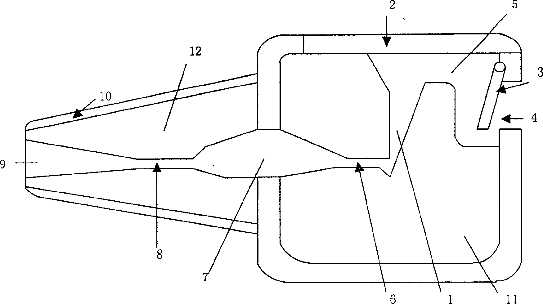 Dry powder aerosolizing inhalator