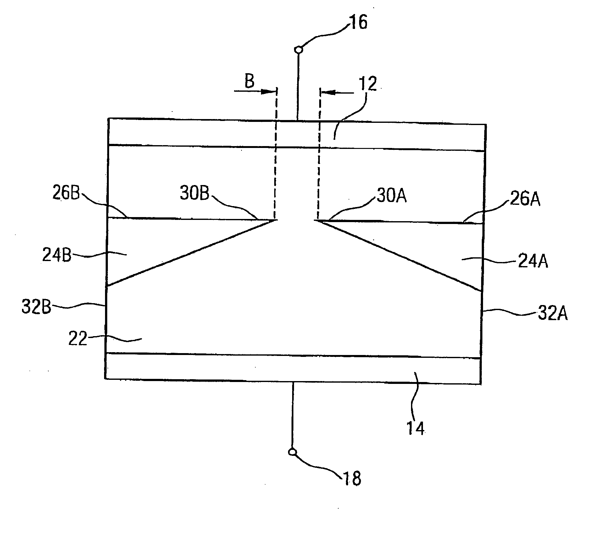 Resistive device and method for its production