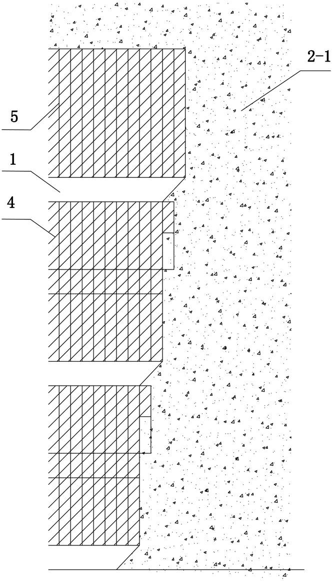 Top-filled pillarless cornice end-wall sublevel caving method extraction technique