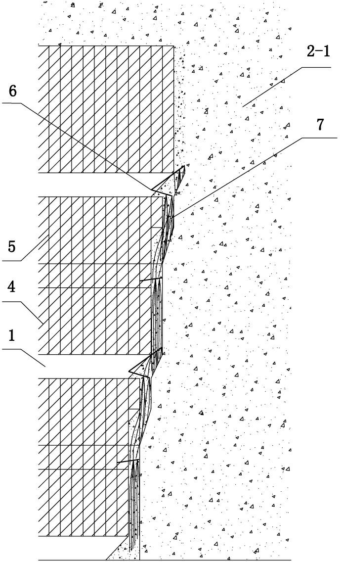 Top-filled pillarless cornice end-wall sublevel caving method extraction technique