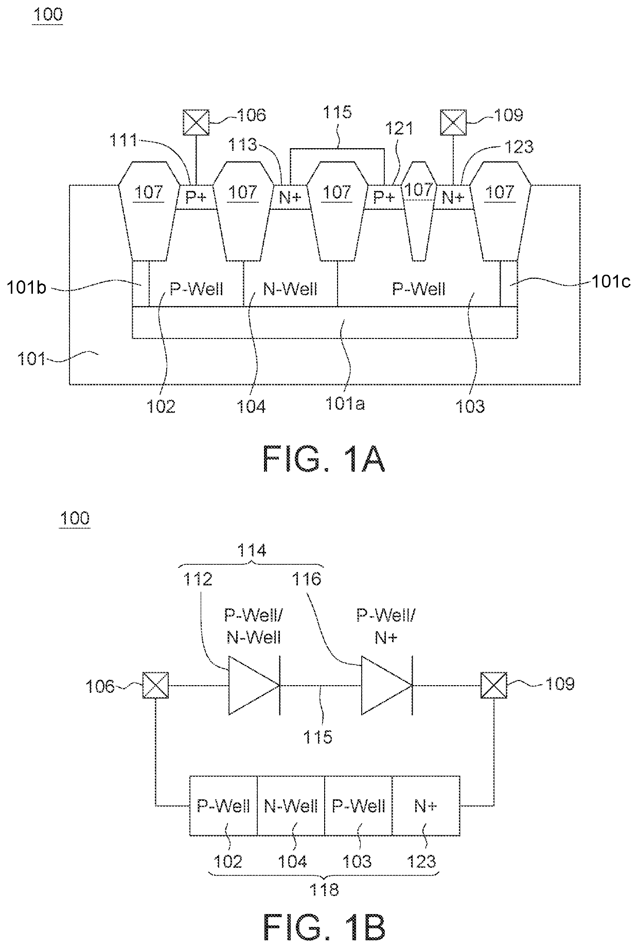 Electrostatic discharge protection device and operating method