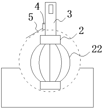 Flesh removing device for Exocarpium Citri Rubrum