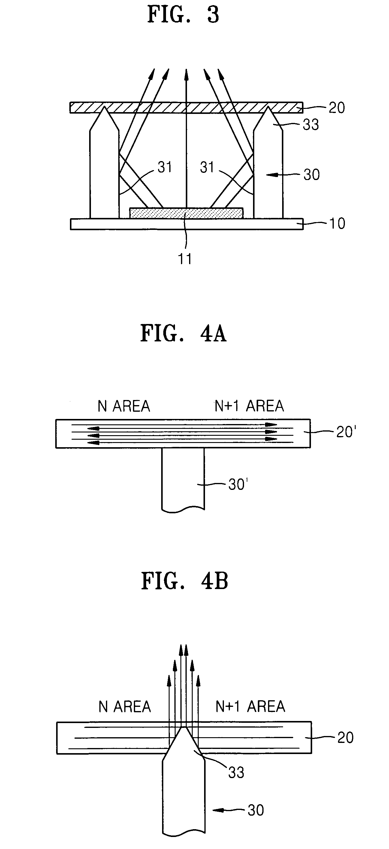 Backlight unit and liquid crystal display employing the same, comprising at least one barrier rib between point light sources, substantially inserted into a diffusion plate