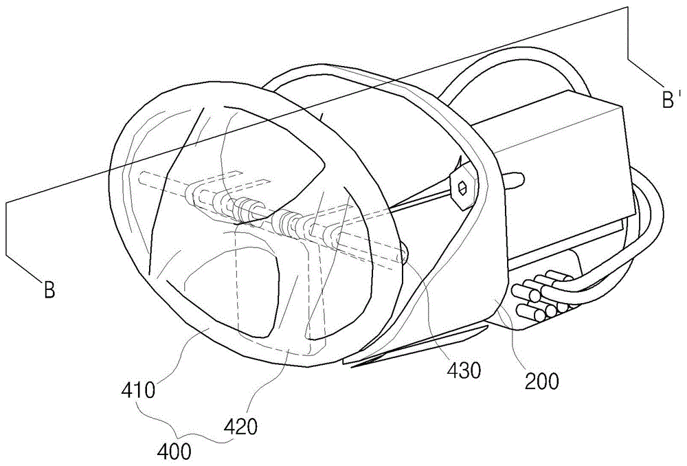 Car camera out/in device