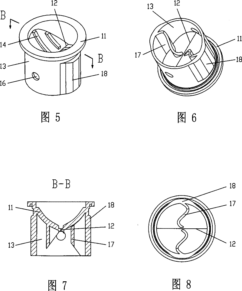 Improved one-way valve for puncture outfit