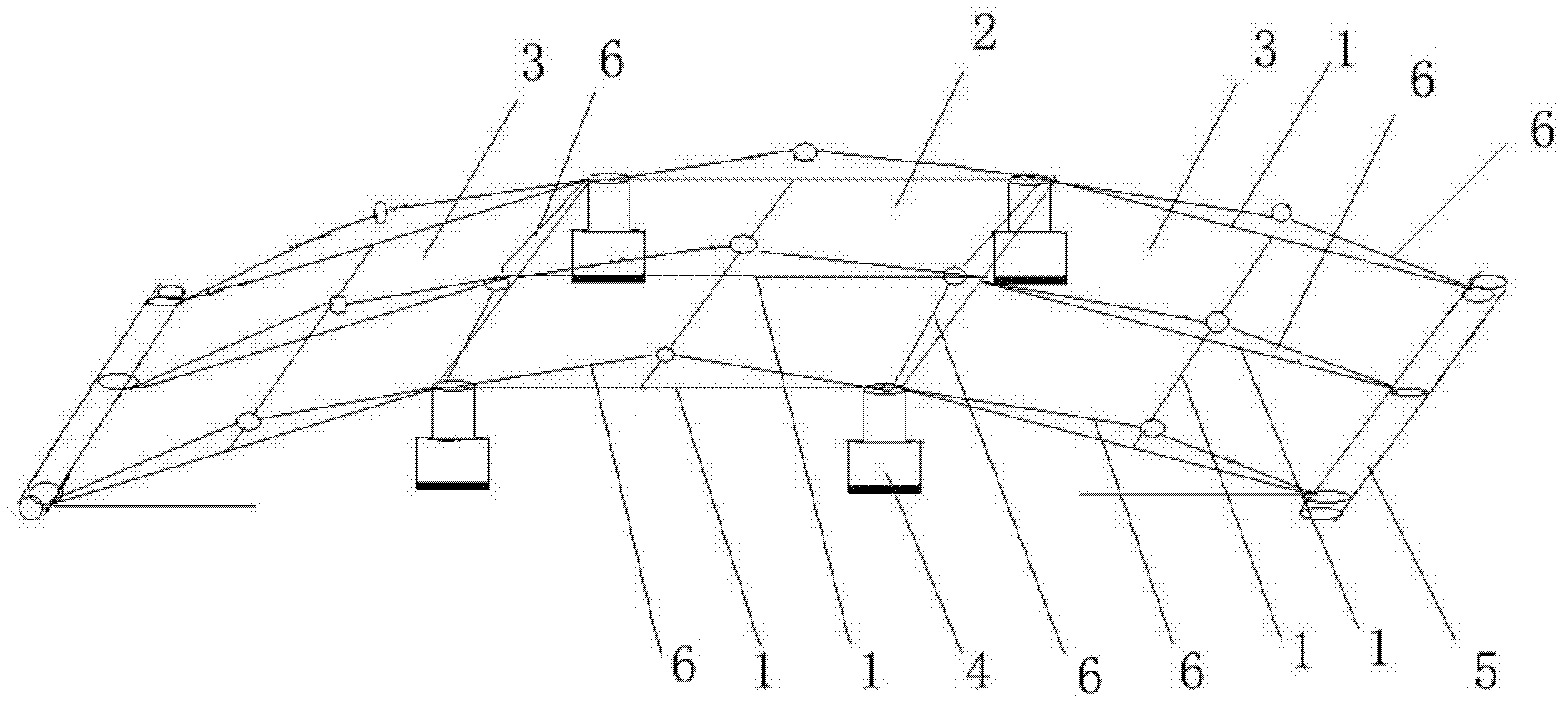 Vehicle-mounted building block-type emergency flyover