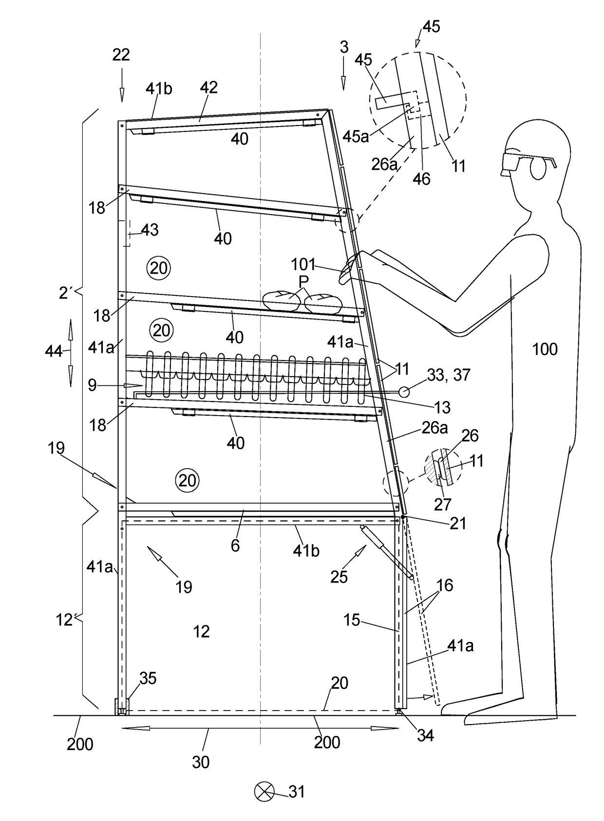 Self-serving rack