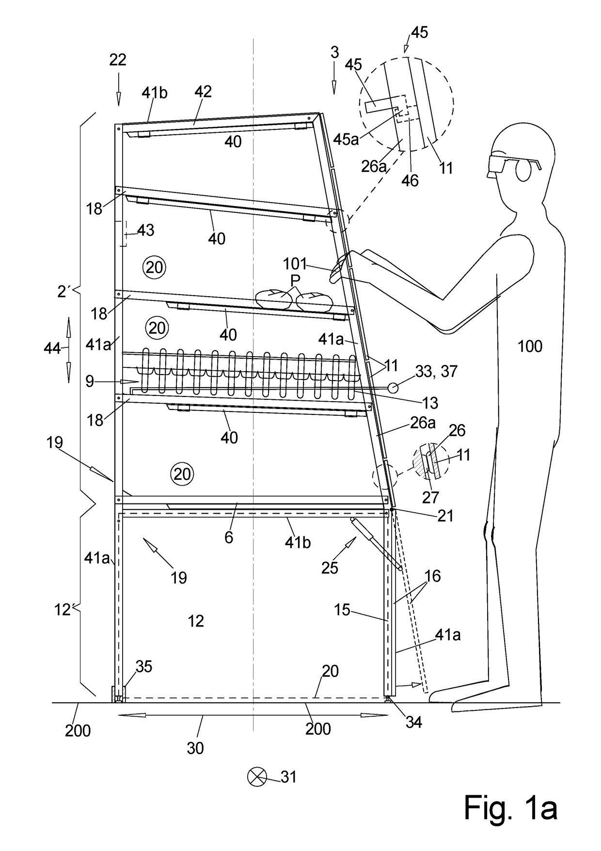 Self-serving rack