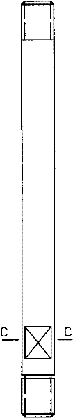 Device for testing durability of water pressure resistant grouted rock