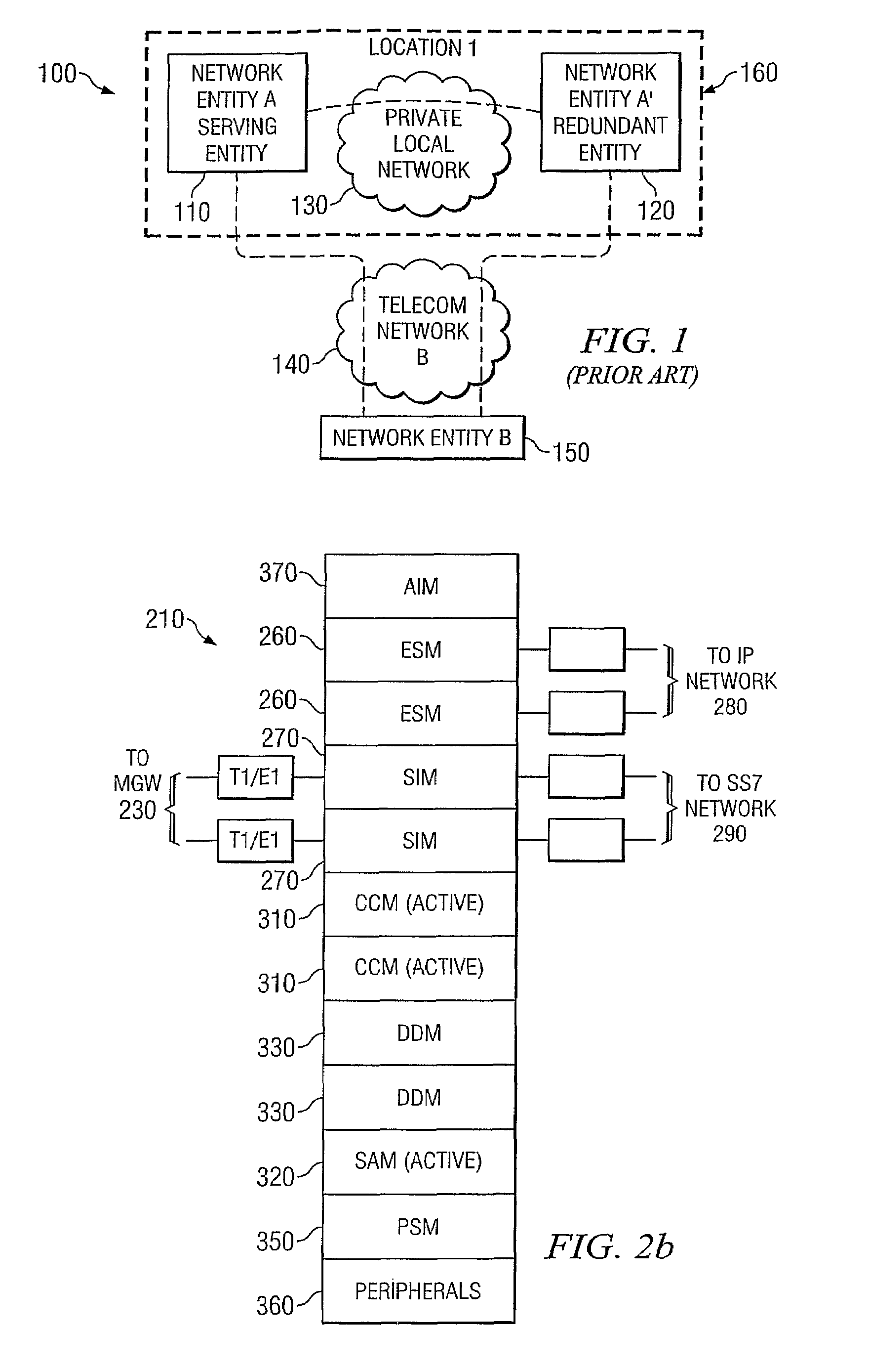 Method and system for providing availability and reliability for a telecommunication network entity