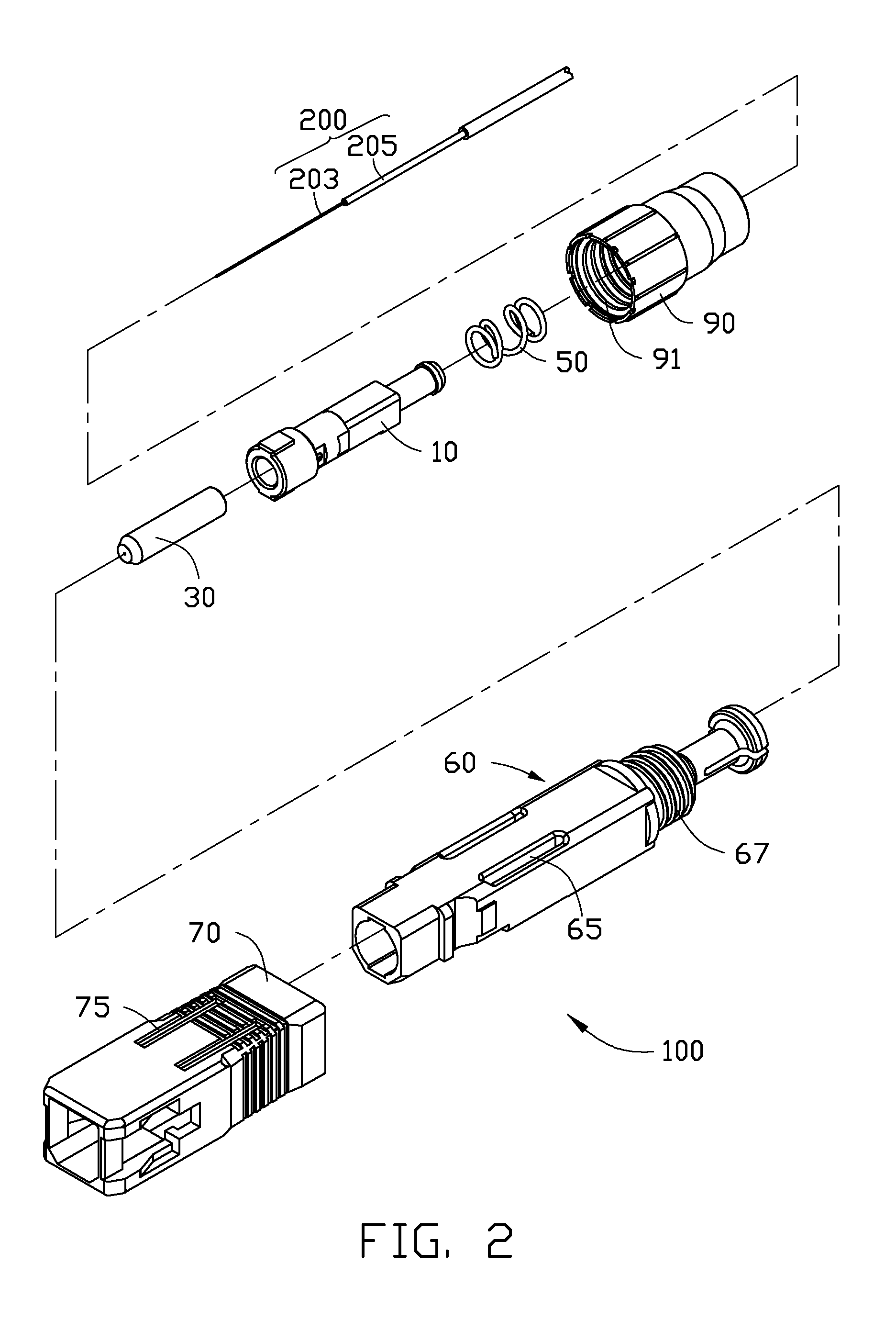 Optical fiber connector