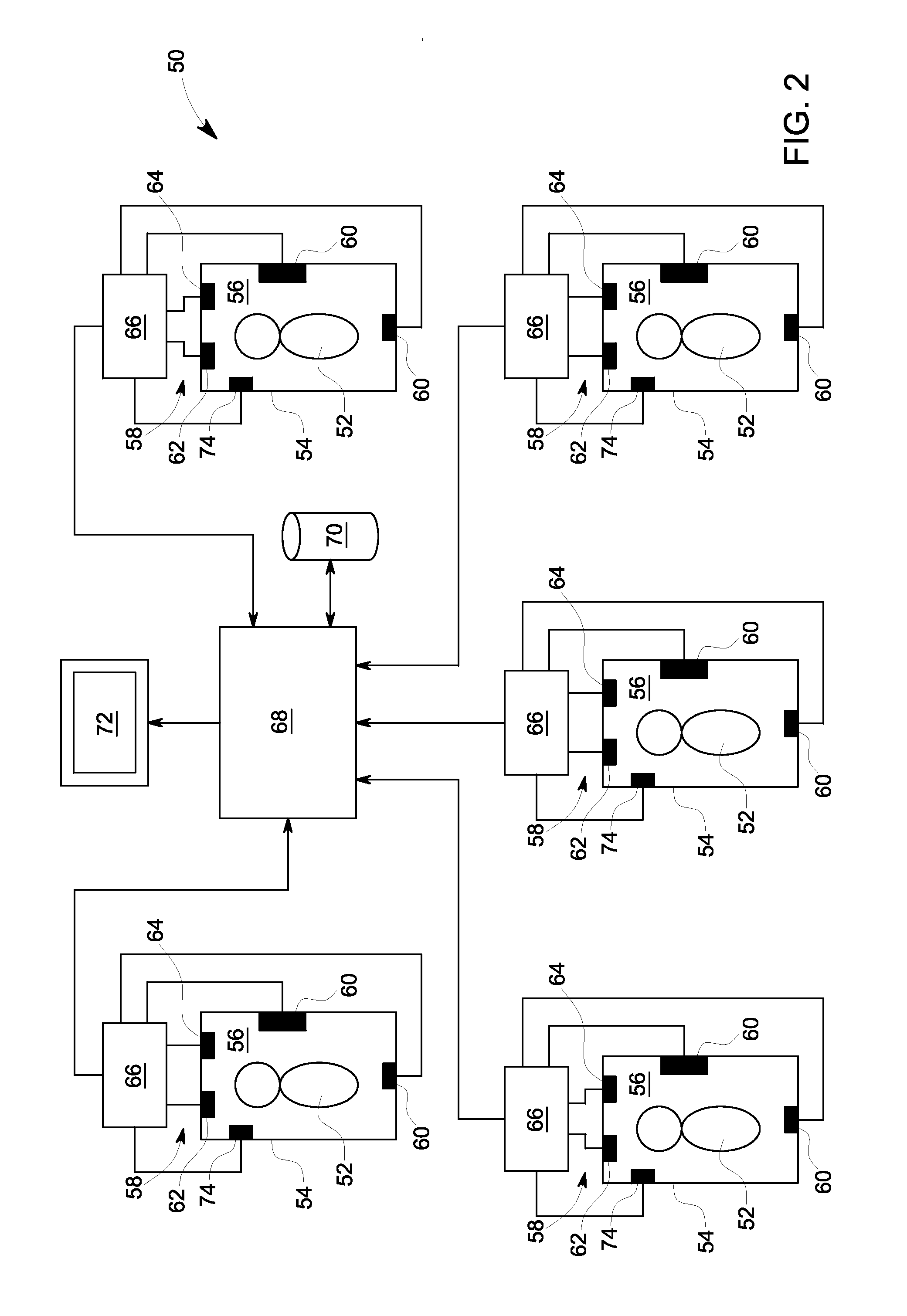 System and method of monitoring the physiological conditions of a group of infants