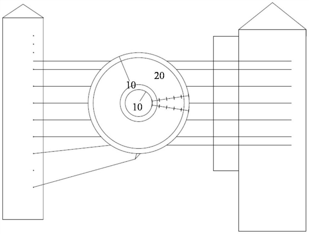 Method of backfilling and anti-scouring with flexible composite bagged sand