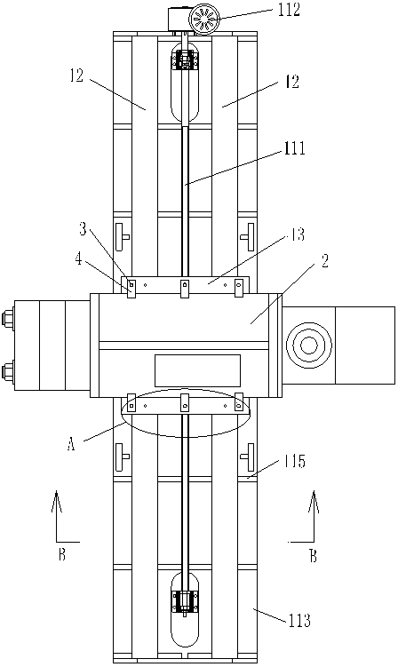 Special machine tool for machining plane of large equipment and machining method