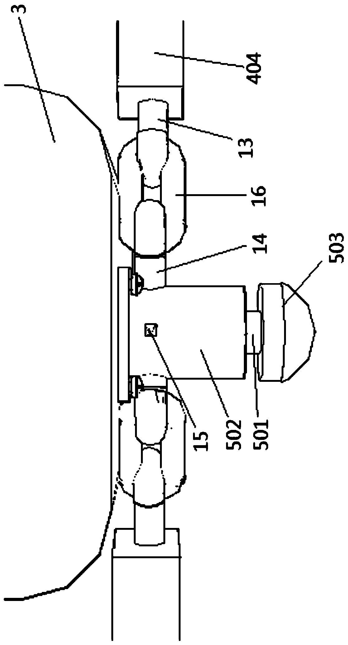 Device for detecting bearing capacity of pile soil composite foundation