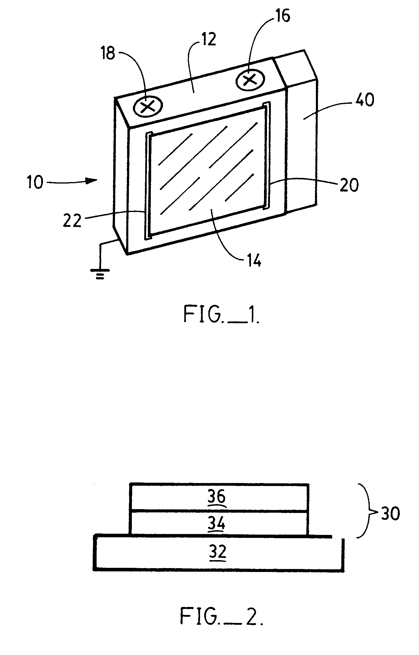 Adhesive particle shielding