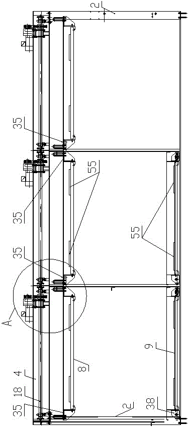 Car parking and taking method of sliding contact line charging type stereo garage unit