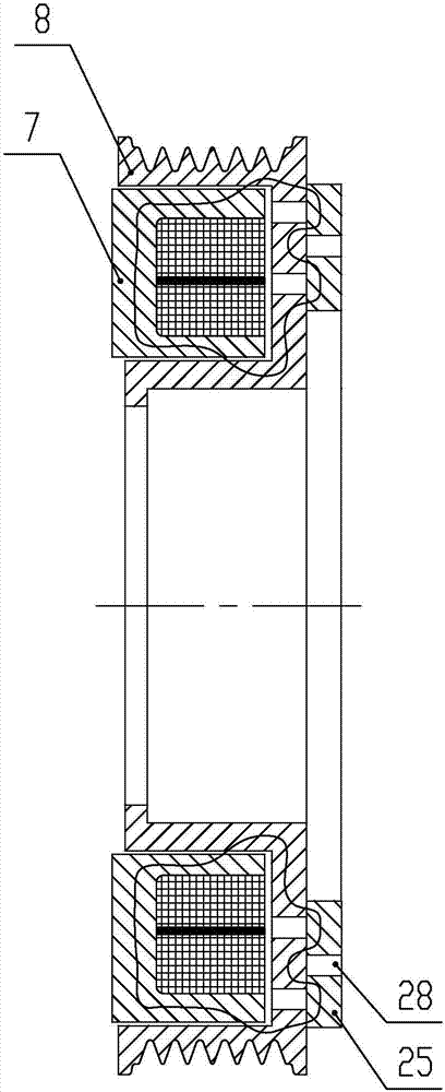 Double-flexibility and three-speed speed adjusting water pump