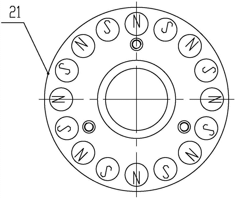 Double-flexibility and three-speed speed adjusting water pump