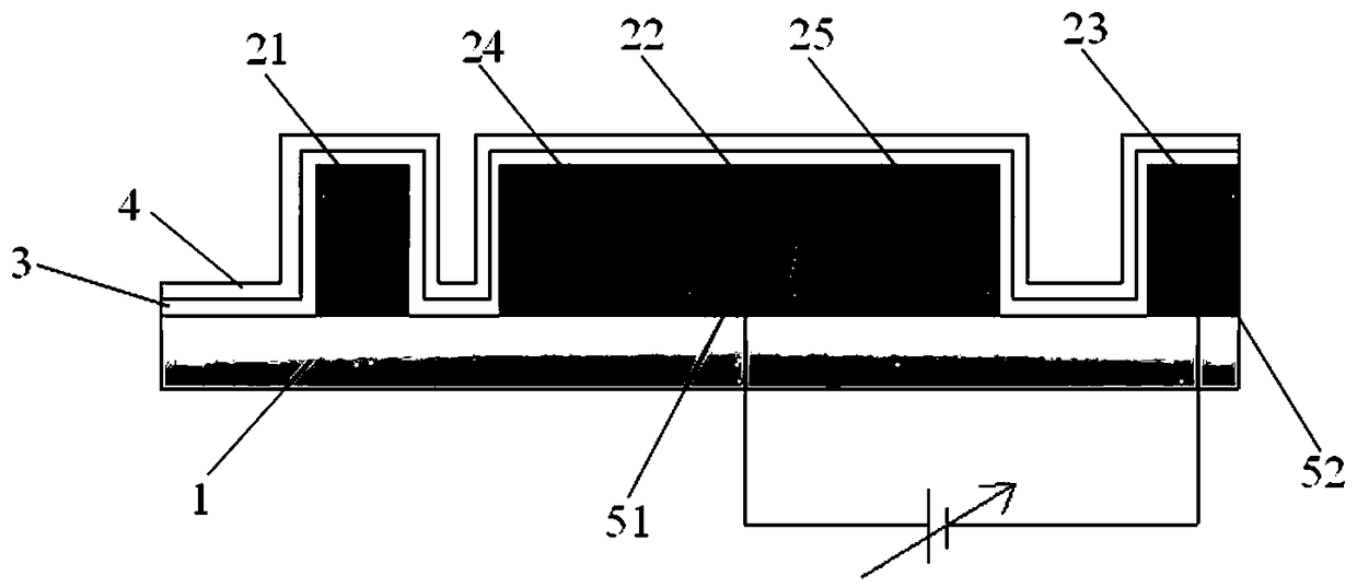 Single-layer micro-nano structure with adjustable asymmetric transmission signals and preparation method thereof