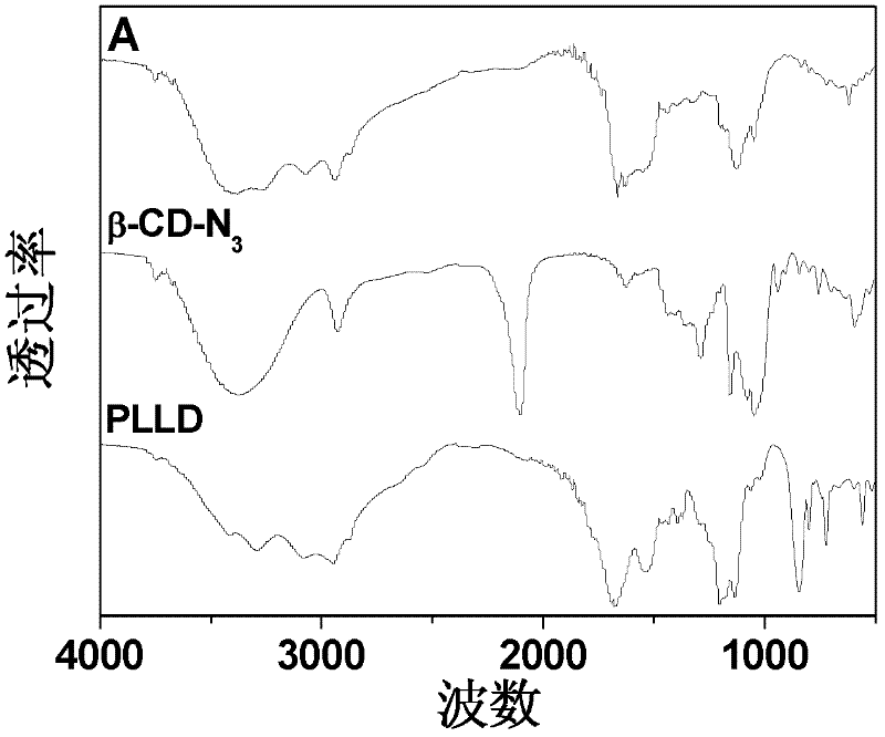 Star-shaped cationic polymer containing dendriform polylysine element and preparation method thereof