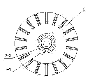 Double-eccentric sanding mechanism of sanding machine