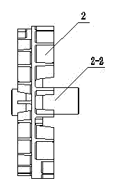 Double-eccentric sanding mechanism of sanding machine