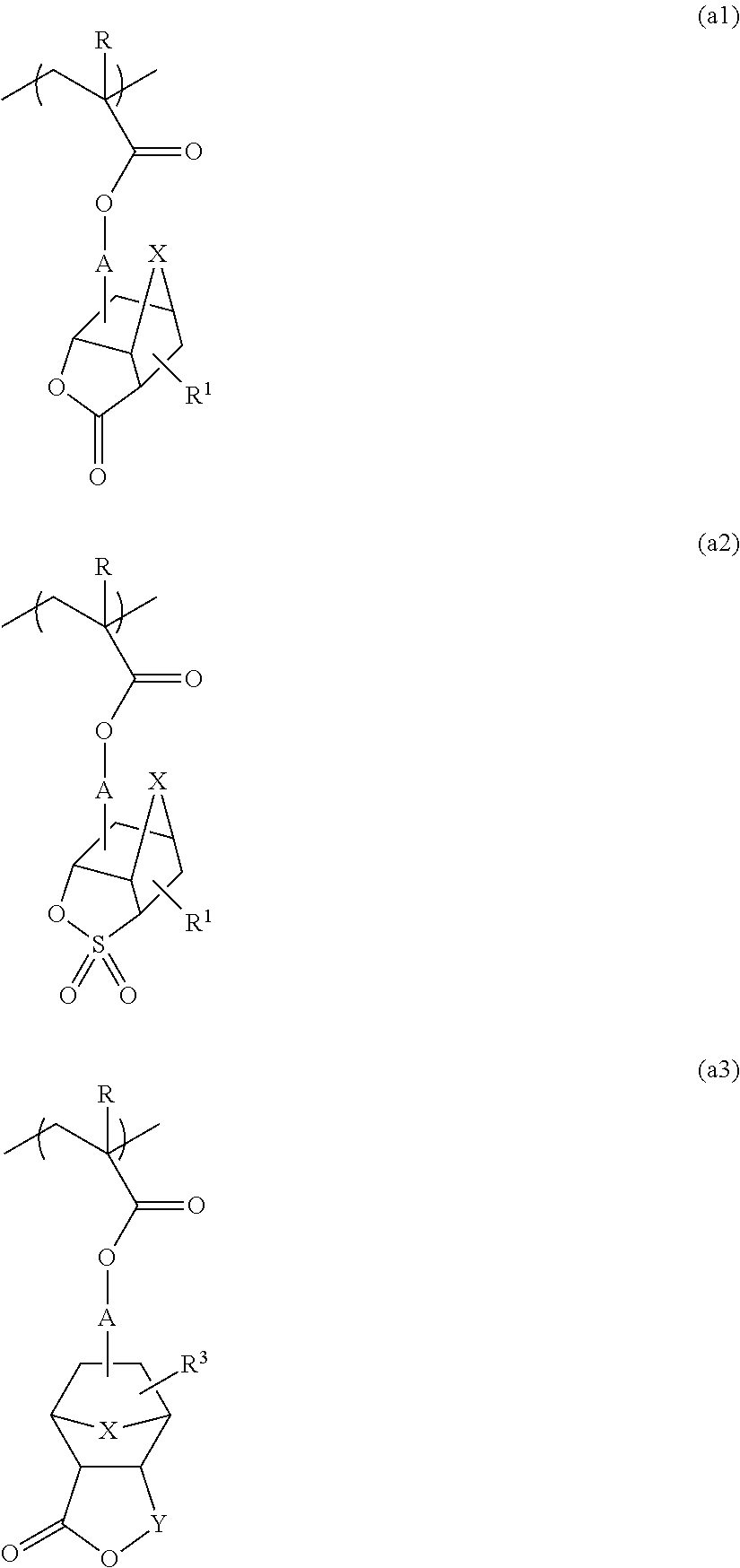 Method for producing polymer compound, polymer compound, and photoresist resin composition