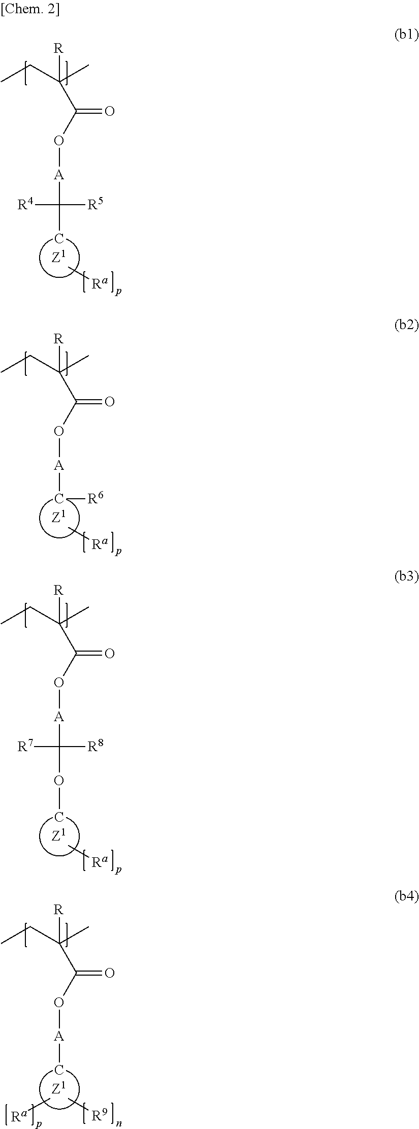 Method for producing polymer compound, polymer compound, and photoresist resin composition