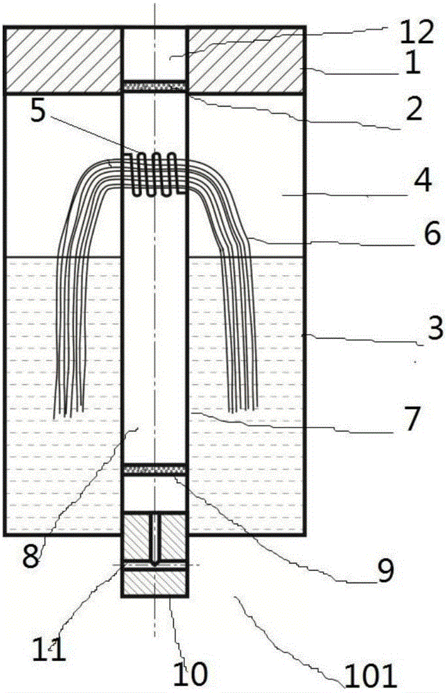 Tar leakage prevention electronic cigarette atomizer