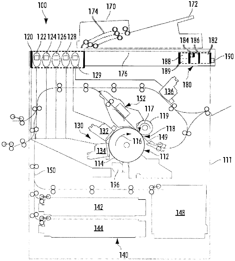 System and method for inkjet printing with a differential halftoned protective overcoat with gloss compensation