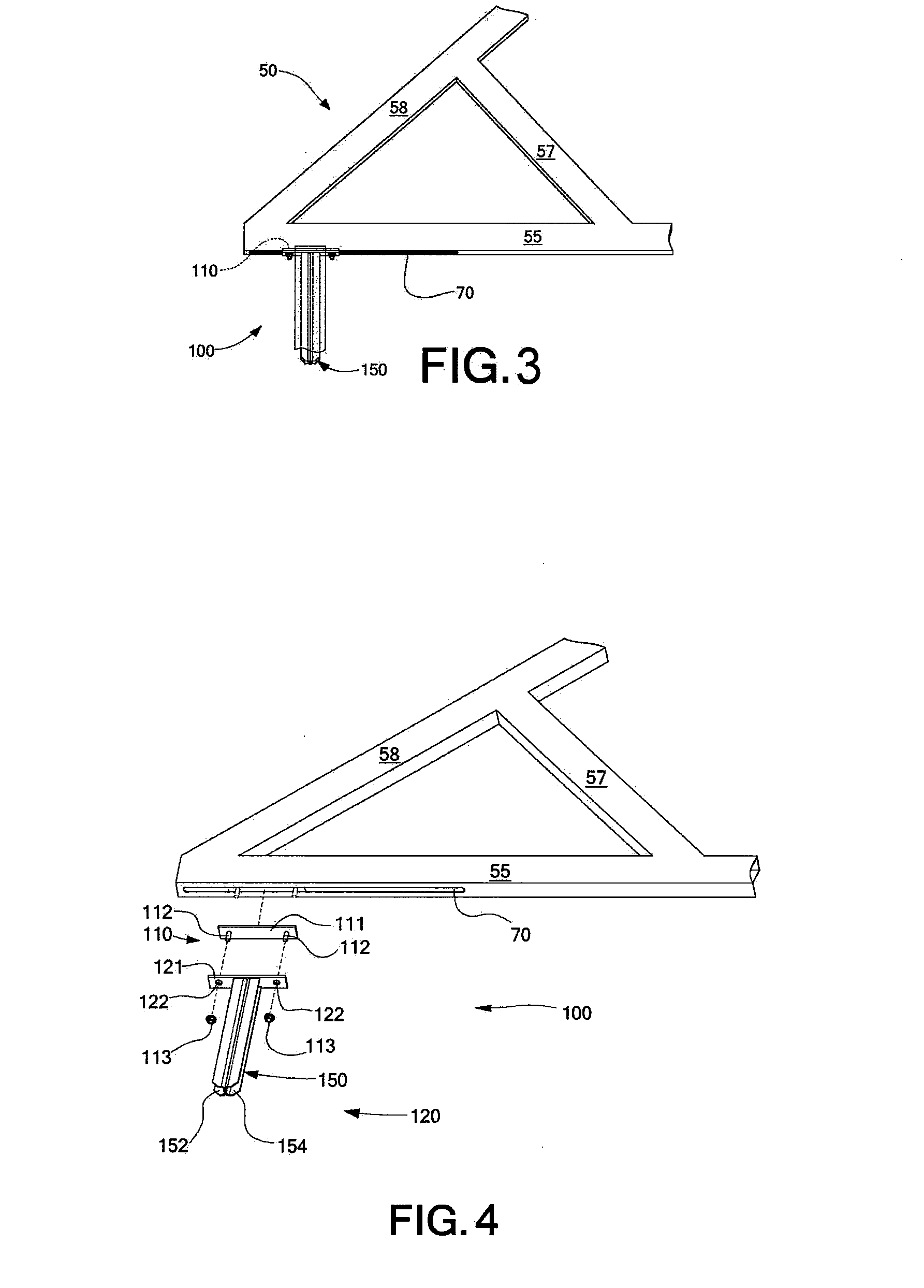 Structural Display having Adjustable mounting  Widths for use in a Retail Environment