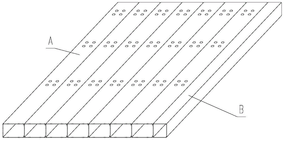 Numerical control machining device for steel pipe bundle flange hole