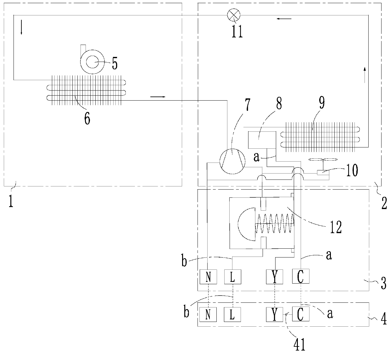 Refrigerating system