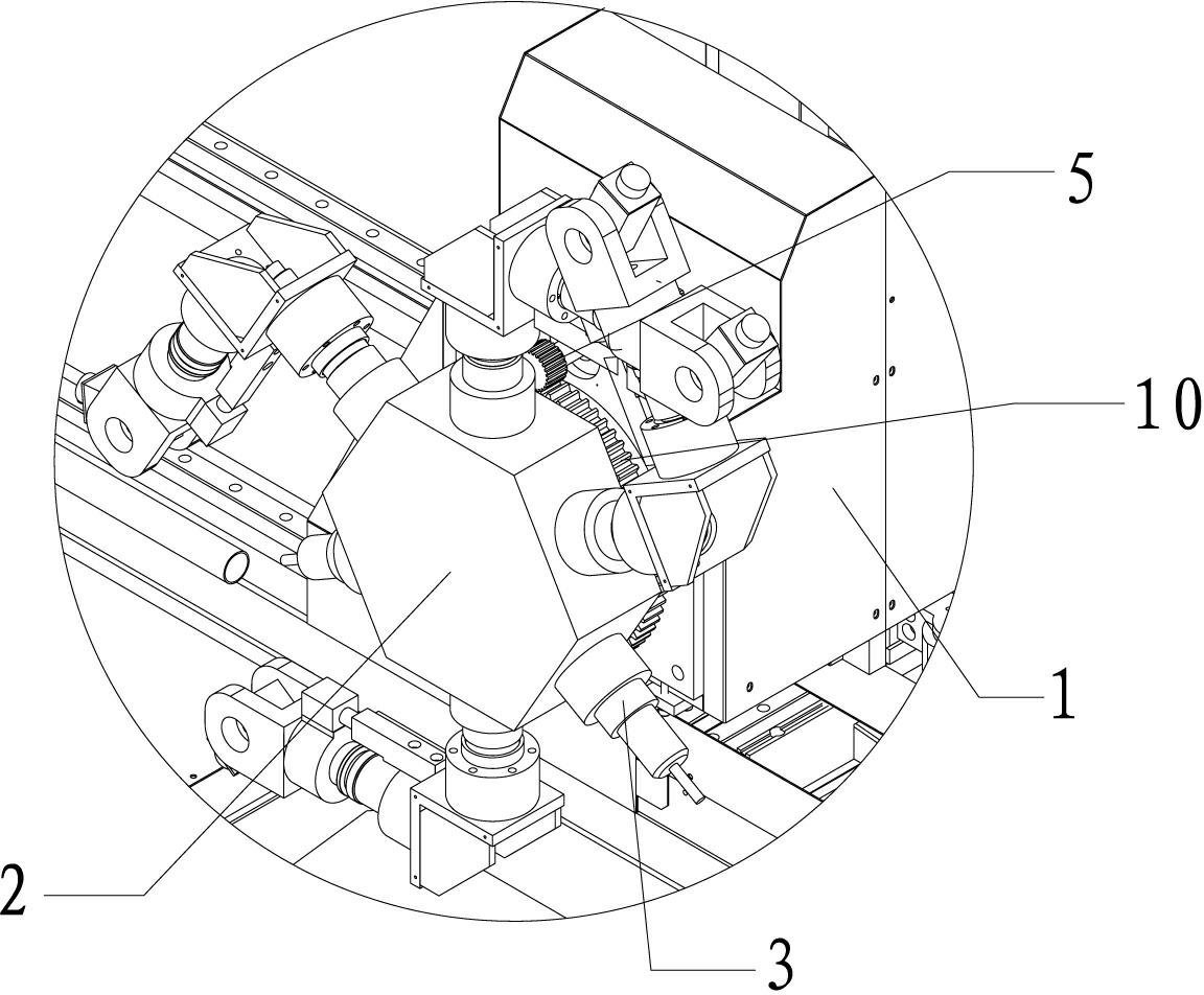 Rotating-tower-type automatic tool changer of numerical control machine tool