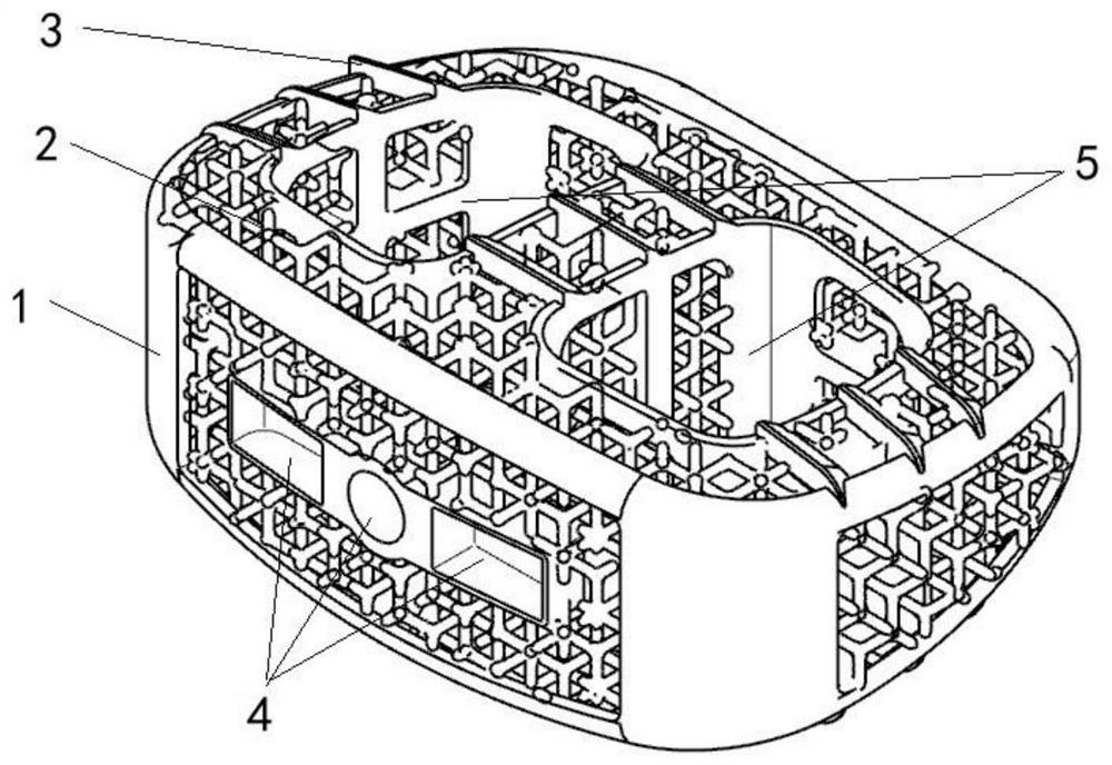 3D printing porous interbody fusion cage