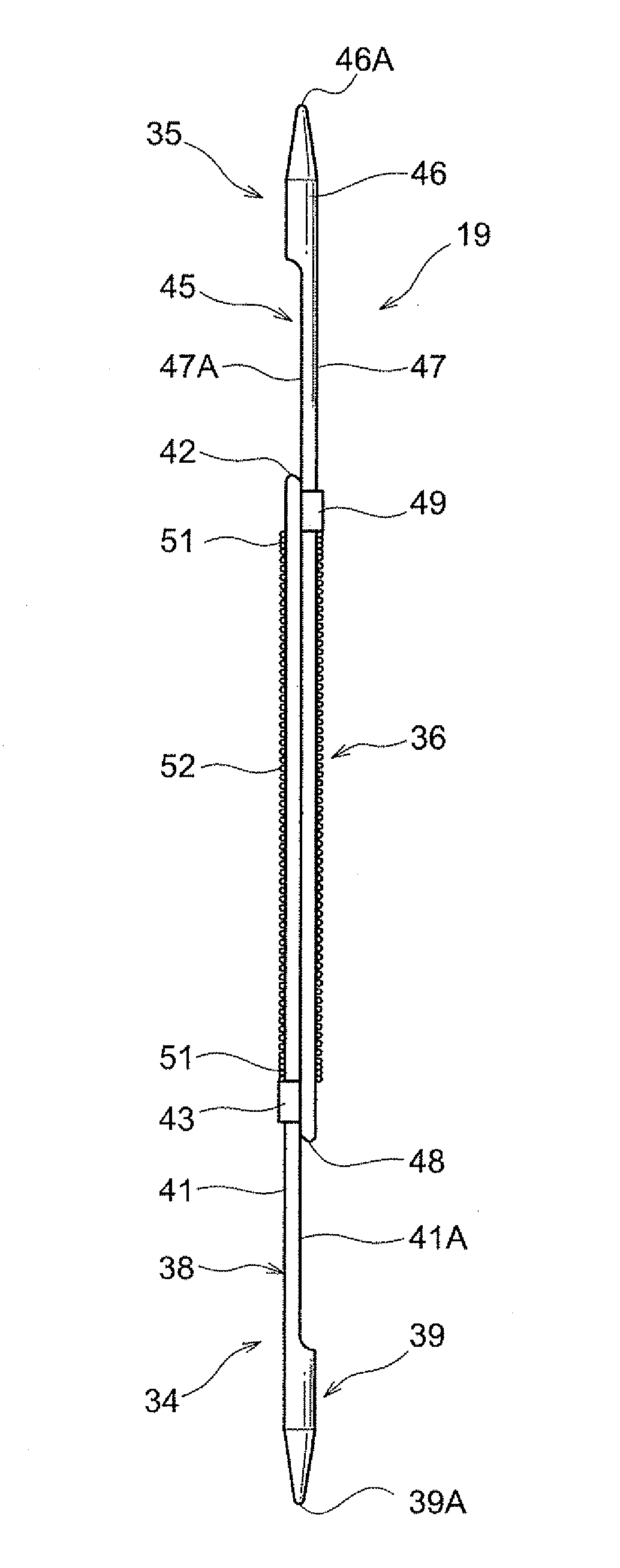 Contact and electrical connecting apparatus