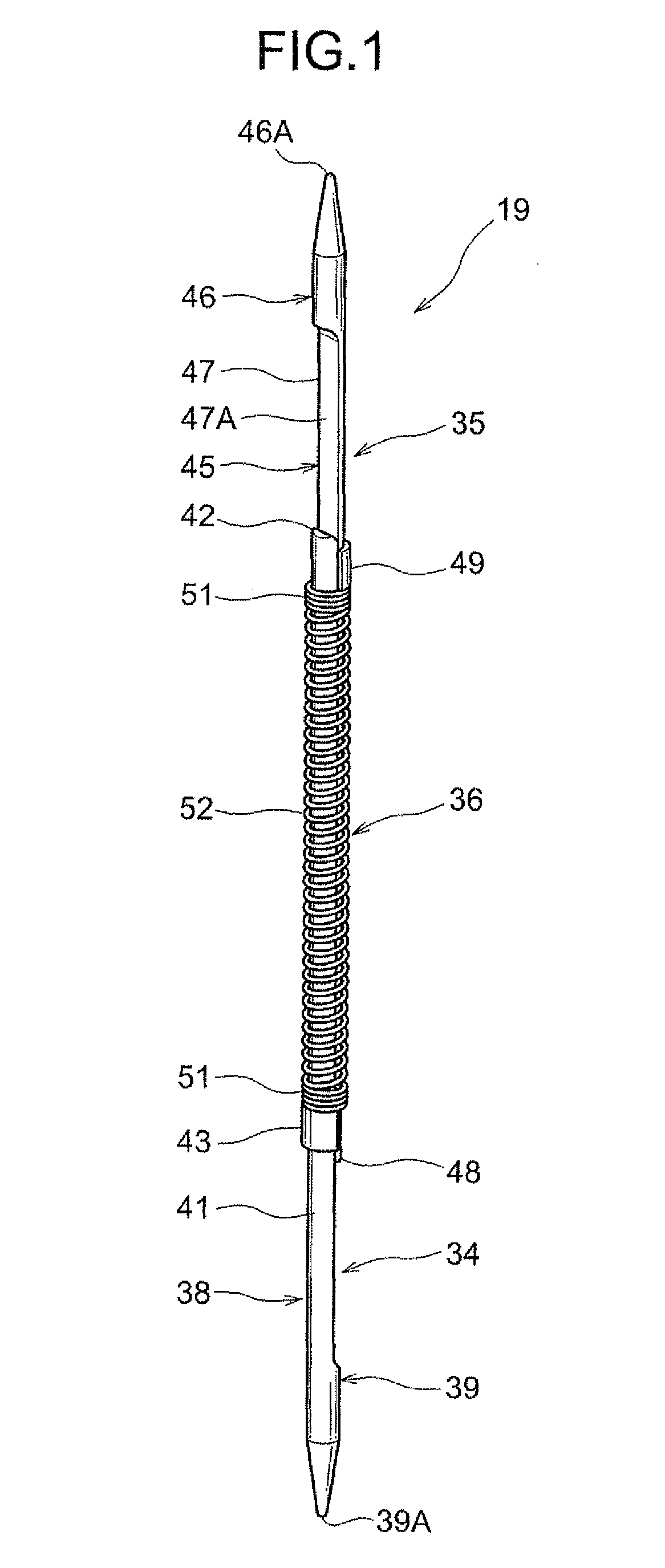 Contact and electrical connecting apparatus