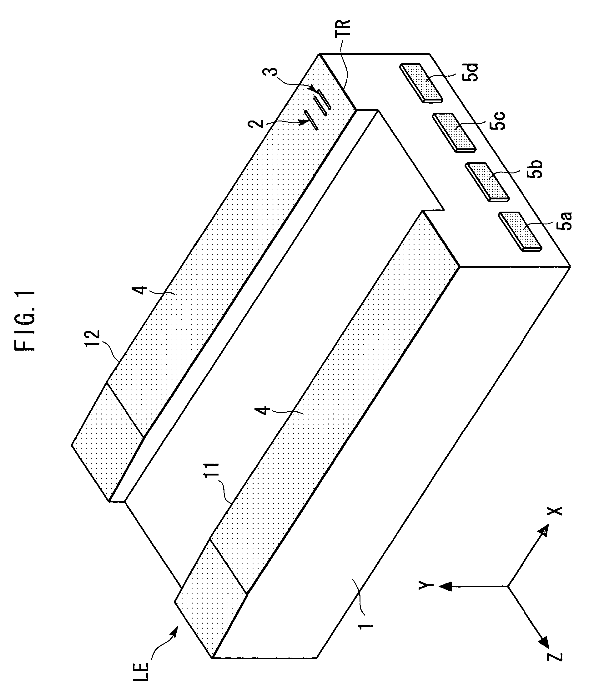 Method for forming a resist pattern of magnetic device