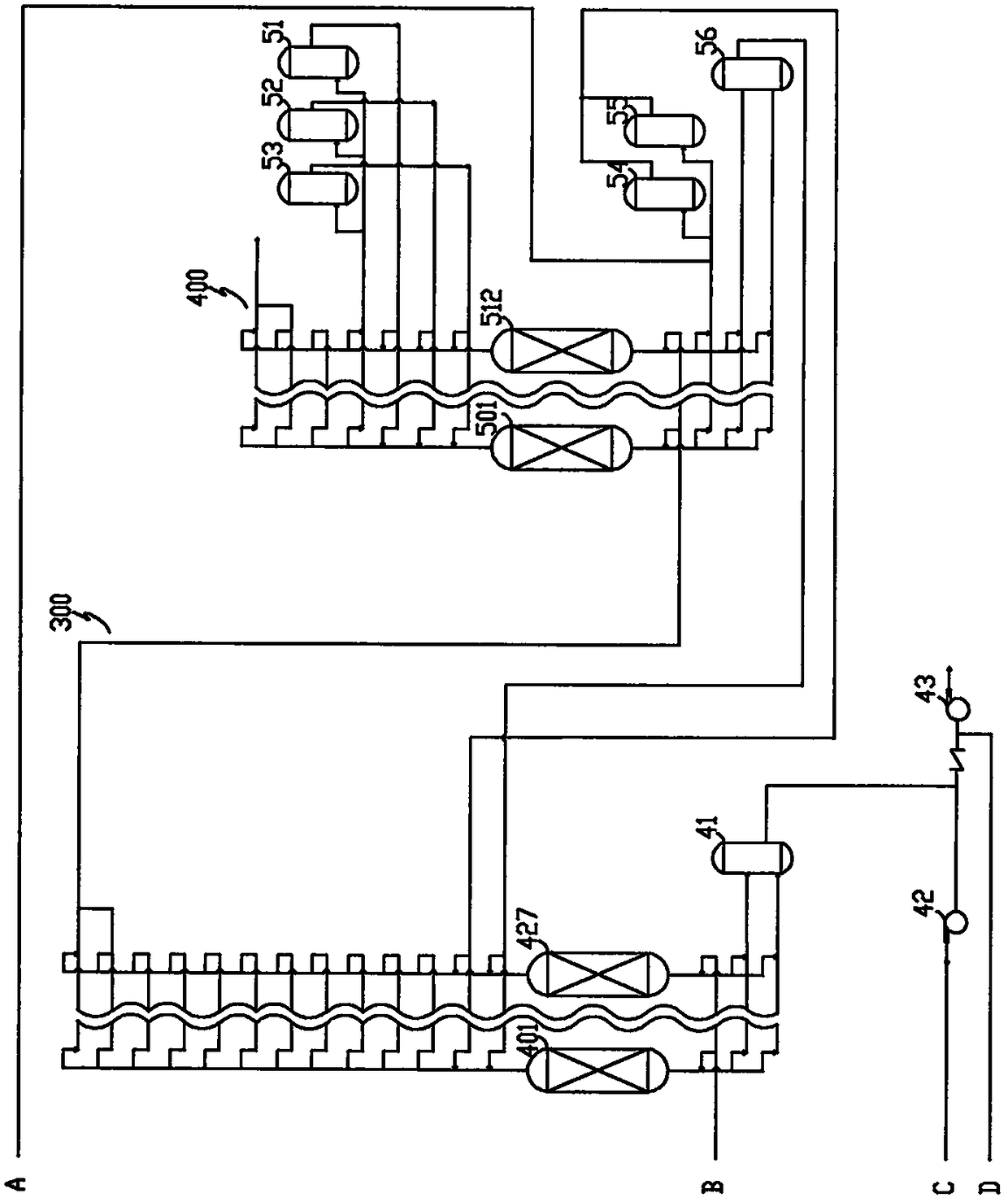 Method for separating and purifying hydrogen from refinery tail gas