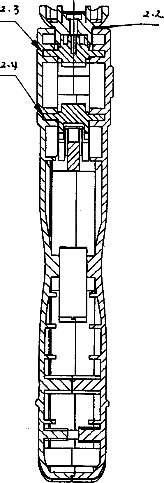 Push-pull gun of pile hemorrhoids ligation device