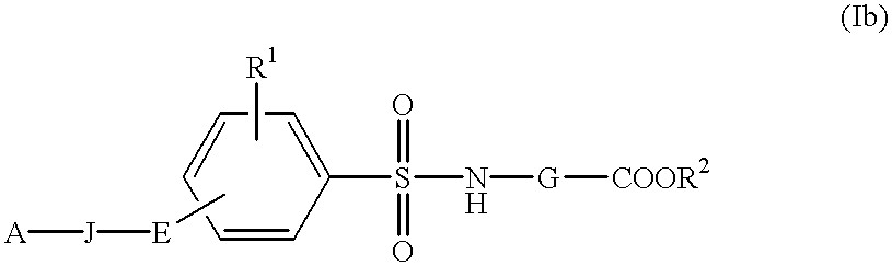 Method of treating disease with sulfonylamino acid derivatives