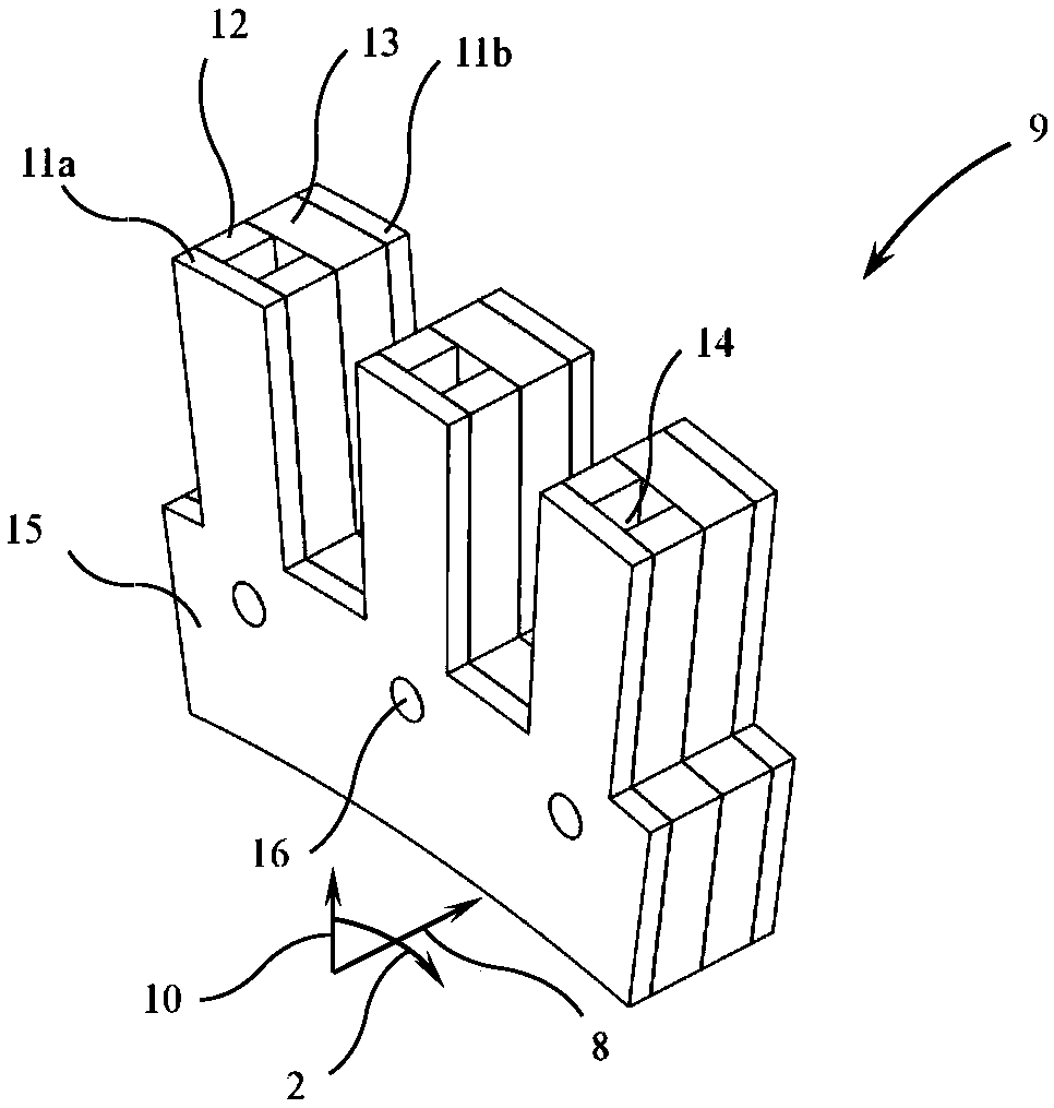 Stator core unit, stator, motor and wind turbine